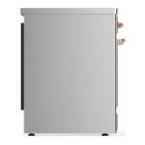 ILVE UMIB30NR3SSP Majestic III 30 inch Induction Range with 4 Elements, 4 cu. ft. Oven Capacity (Triple Glass Door, Stainless Steel, Copper)