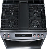 30" Front Control Gas Range with Total Convection