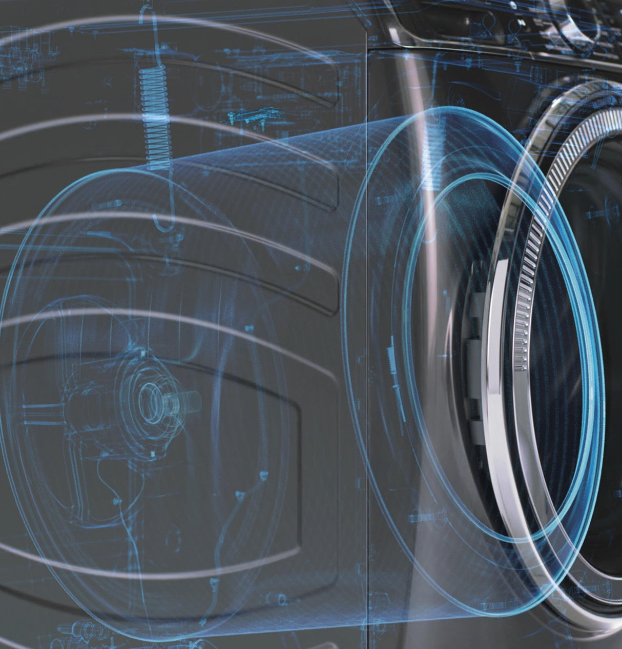 GE® 5.0 cu. ft. Capacity Smart Front Load ENERGY STAR® Steam Washer with SmartDispense™ UltraFresh Vent System with OdorBlock™ and Steam