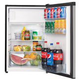 Danby 4.5 cu. ft. Compact Fridge with True Freezer in Stainless Steel Look