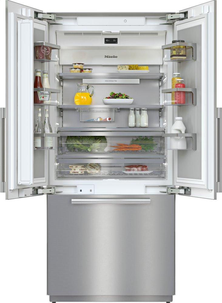 KF 2982 SF Stainless steel/CleanSteel - MasterCool FrenchDoor For high-end design and technology on a large scale.
