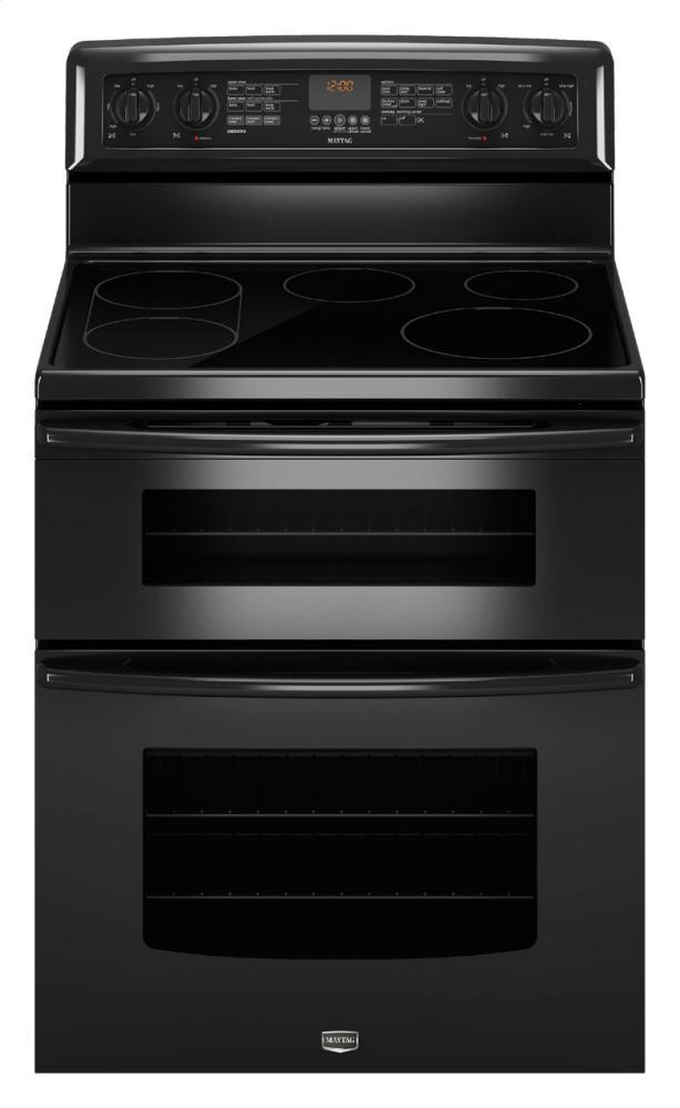 6.7 cu. ft. capacity double oven electric range with Dual-Choice element