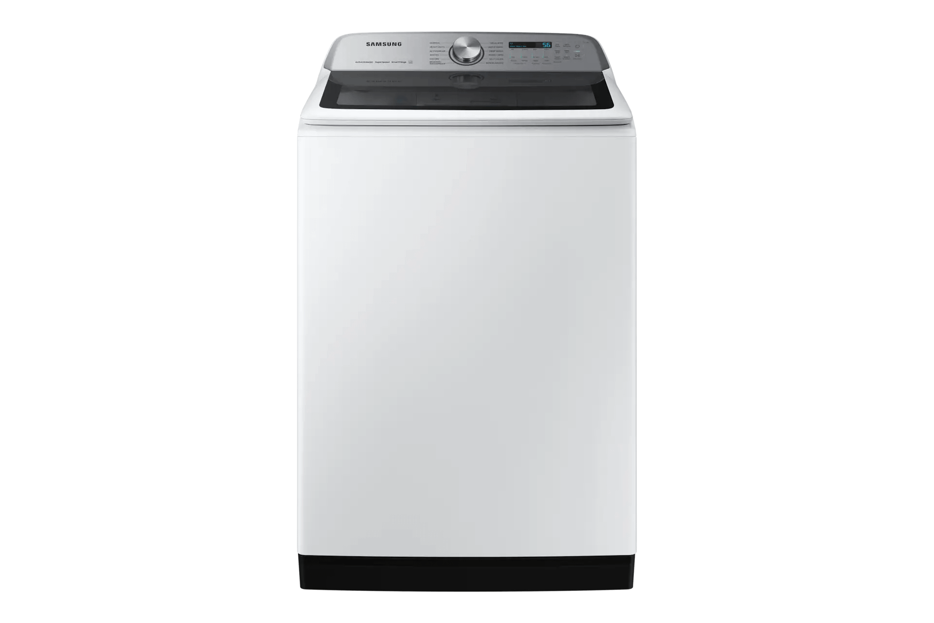 5.4 cu. ft. Extra-Large Capacity Smart Top Load Washer with ActiveWave™ Agitator and Super Speed Wash in White