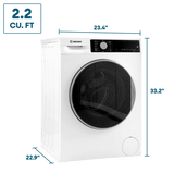 Element 24-inch 2.2 cu. ft. Front Load Washer - White, ENERGY STAR (ECW2224EGW)