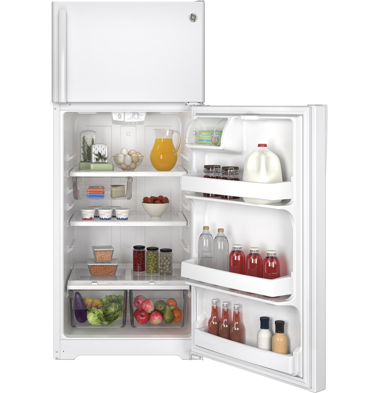 GE® ENERGY STAR® 17.5 Cu. Ft. Top-Freezer Refrigerator