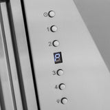 ZLINE 30 in. Autograph Edition Stainless Steel Range Hood with White Matte Shell and Accents (8654STZ-WM30) [Color: Gold]
