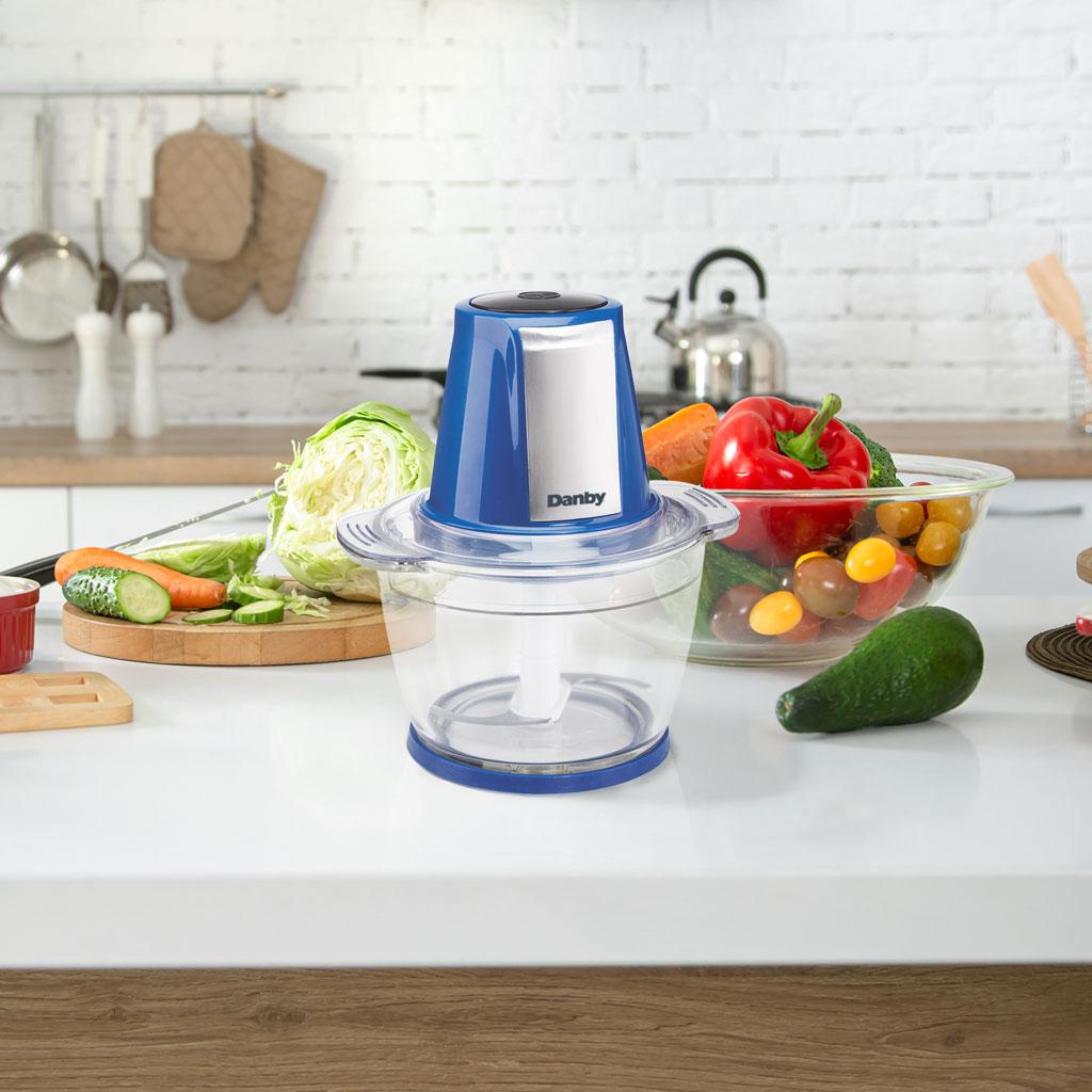 Danby 4 Cup Food Chopper in Black Stainless Steel