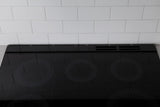 Front Control Range Black Stainless Steel Rear Filler Trim