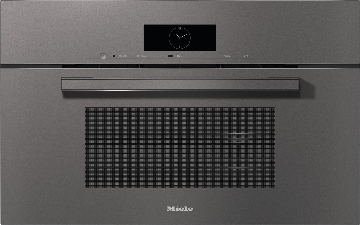 DGC 7870 Graphite grey - 30" Compact Combi-Steam Oven XL for steam cooking, baking, roasting with roast probe + menu cooking.