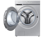 Bespoke 5.3 cu. ft. Ultra Capacity Front Load Washer with AI OptiWash™ and Auto Dispense in Silver Steel