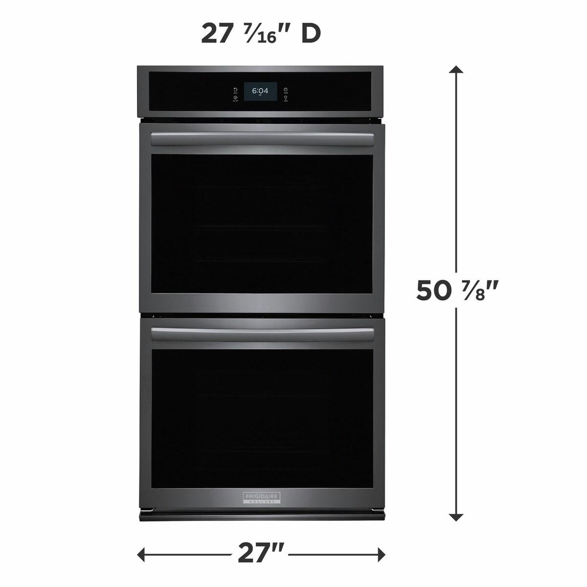 27" Double Electric Wall Oven with Total Convection