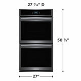27" Double Electric Wall Oven with Total Convection