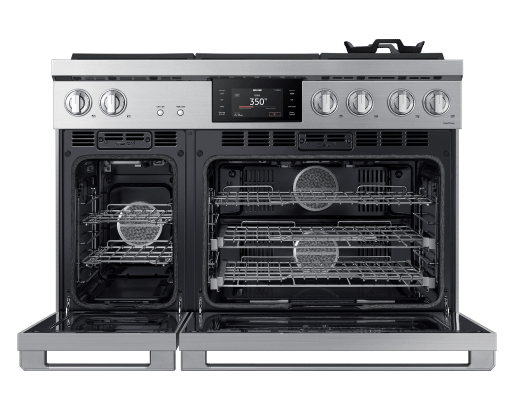 48" Gas Range, Silver Stainless, Natural Gas/Liquid Propane