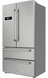 36 Inch Professional French Door Refrigerator In Stainless Steel, Counter Depth