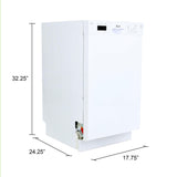 Avanti 18" Built In Dishwasher - White