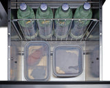 36" Wide Combination Wine Cellar & 2-drawer Refrigerator, ADA Compliant