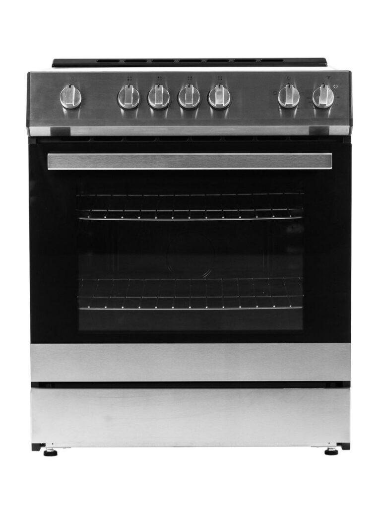Danby 30 Slide in Smooth Top Electric Range with Knob Controls in Stainless Steel