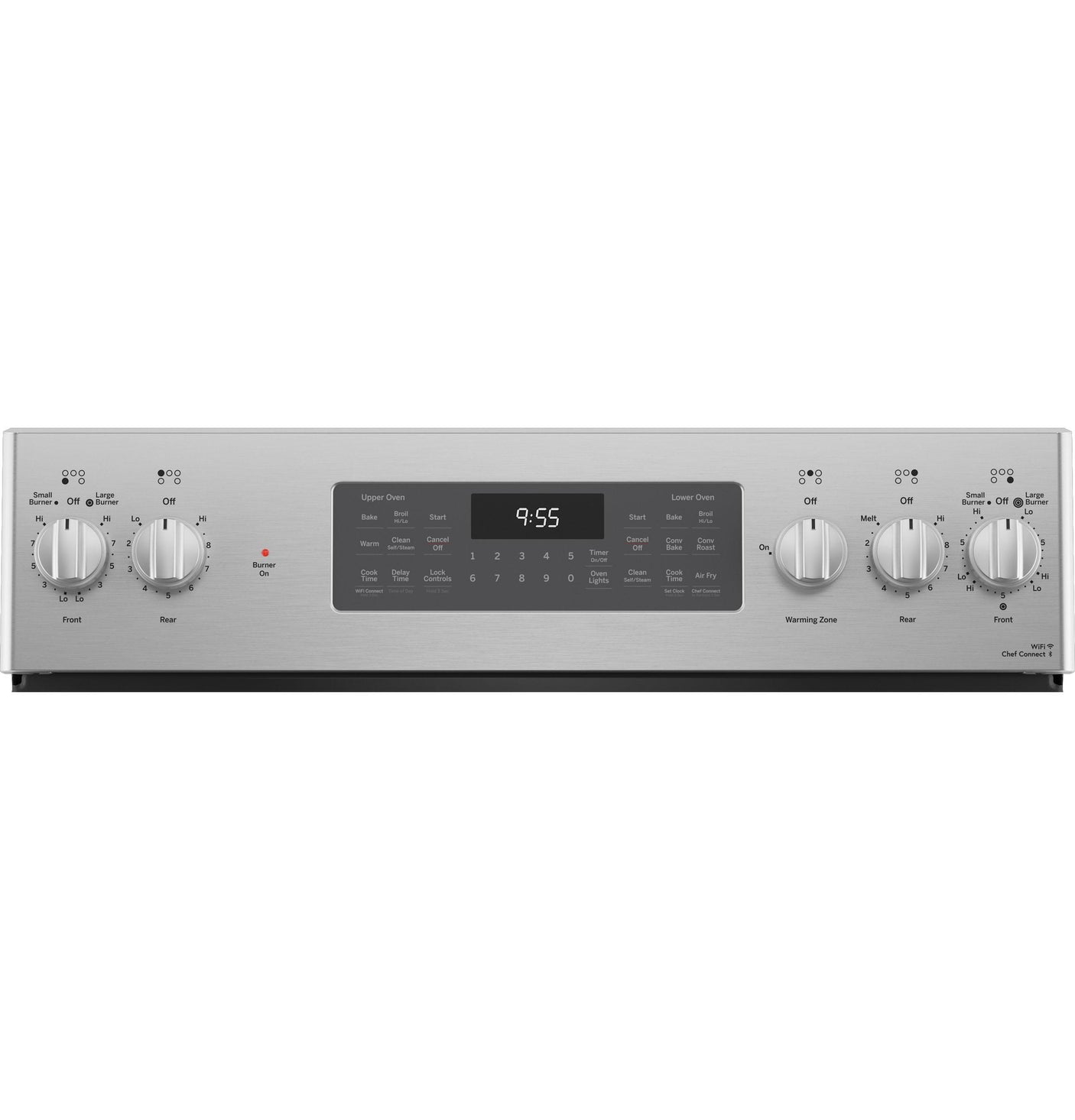 GE Profile™ 30" Smart Free-Standing Electric Double Oven Convection Range with No Preheat Air Fry