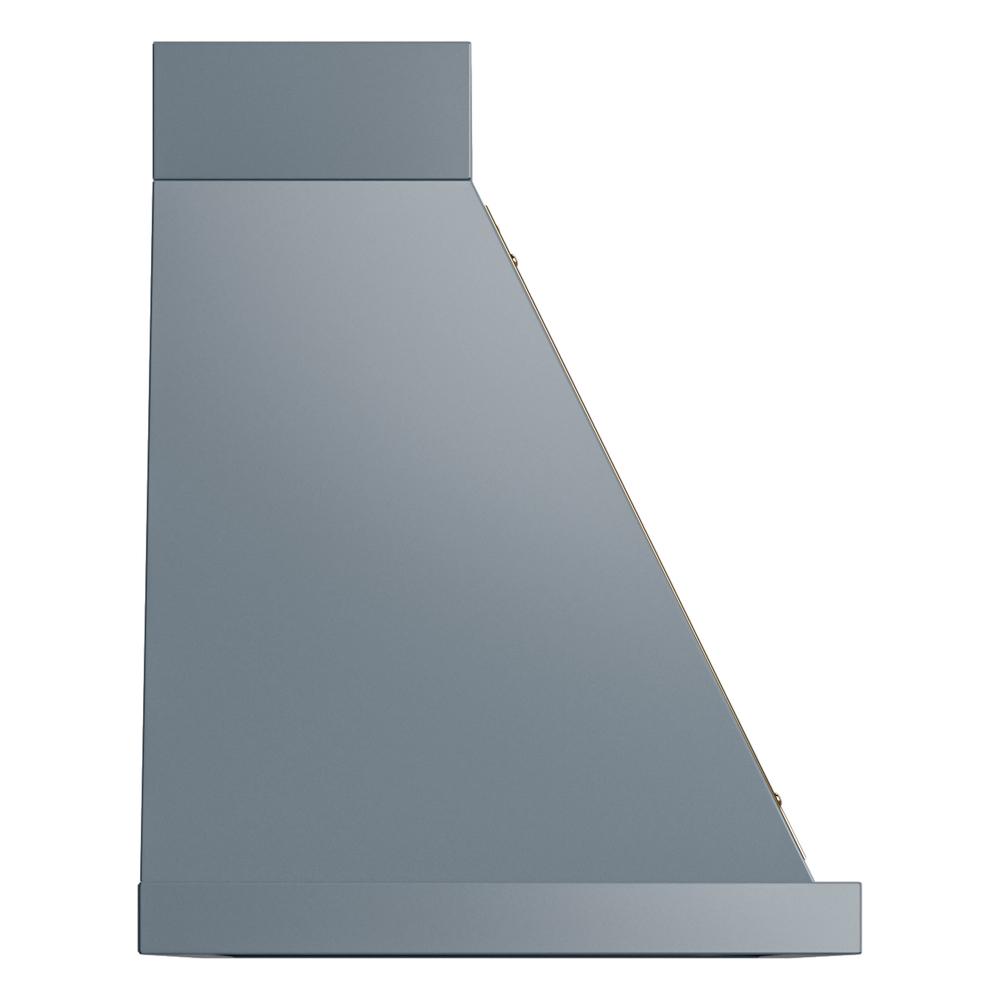 ILVE UANB40BGG Nostalgie Noblesse 40 inch Range Hood (Blue Grey, Brass)