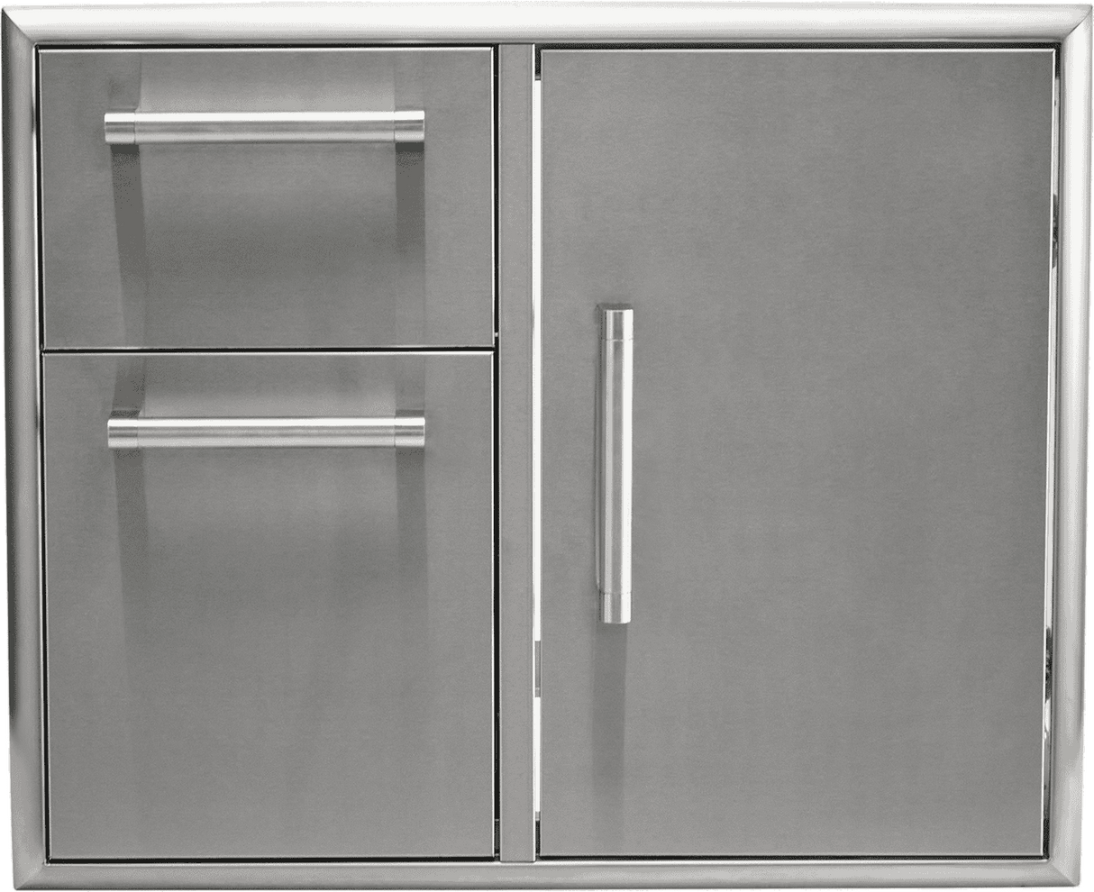 31" Access Door & Double Drawer Combo