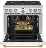 Café™ 36" Smart Dual-Fuel Commercial-Style Range with 6 Burners (Natural Gas)