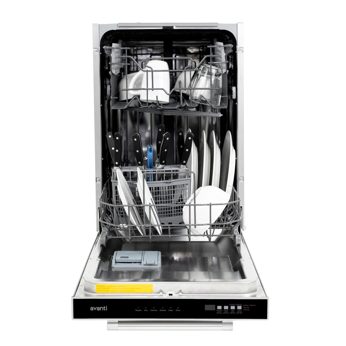 Avanti 18" Built In Dishwasher