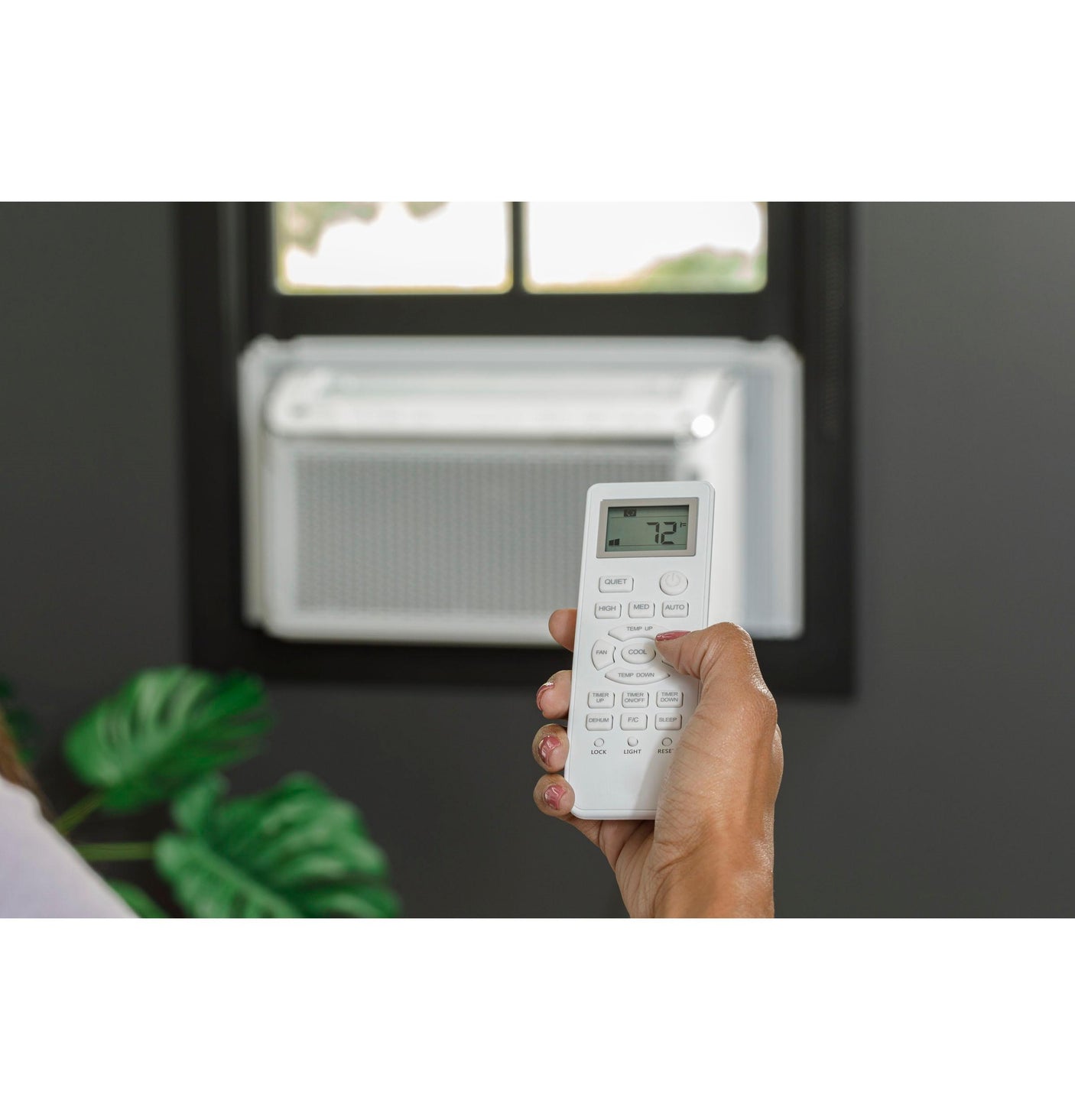 GE Profile™ 8,200 BTU Smart Ultra Quiet Window Air Conditioner for Medium Rooms up to 350 sq. ft.