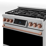 36 Inch Professional Lp Range With Tilt Panel Touch Control In Stainless Steel/rose Gold  Gordon Ramsay Series