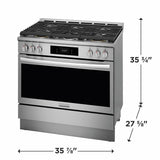 36" Gas Range with Air Fry