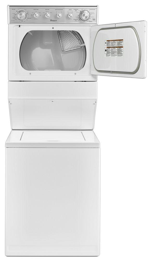 2.3 cu.ft Electric Stacked Laundry Center 8 Wash cycles and AutoDry