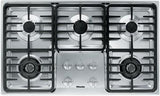 36" 5-Burner KM 3475 G Gas Cooktop - 36" SS Cooktop Linear grate