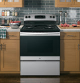 GE® 30" Free-Standing Self-Clean Electric Range