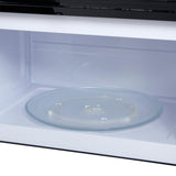 Forno Scalo 30-Inch Over the Range Microwave, Black - 1.6 cu.ft, 300 CFM Vent, Touch Control, LED Light