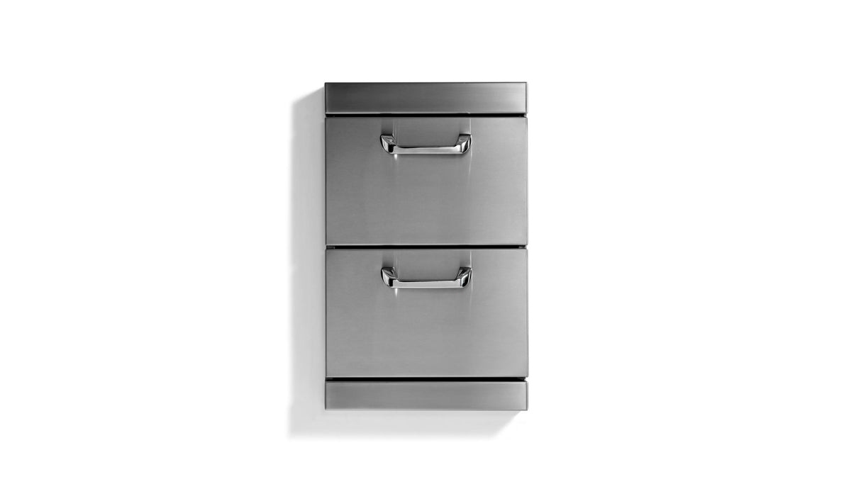 Utility Drawers - Two full standard drawers w/ 5" offset handles
