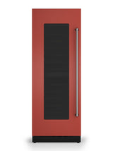 30"W. Integrated Wine Cellar Door Panel - Spiced Cider Left Hinge