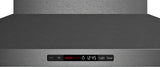 800 Series Wall Hood 30" Black Stainless Steel