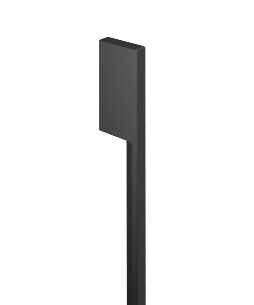 Minimal Rectangular Black Handle for Integrated Cooldrawer, 36"
