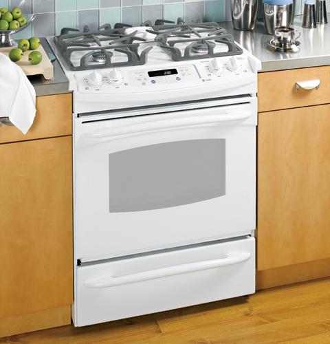 GE Profile 30" Slide-In Gas Range