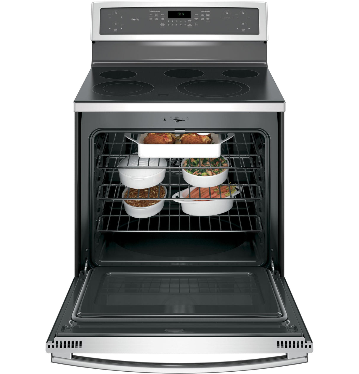 GE Profile™ 30" Free-Standing Electric Convection Range