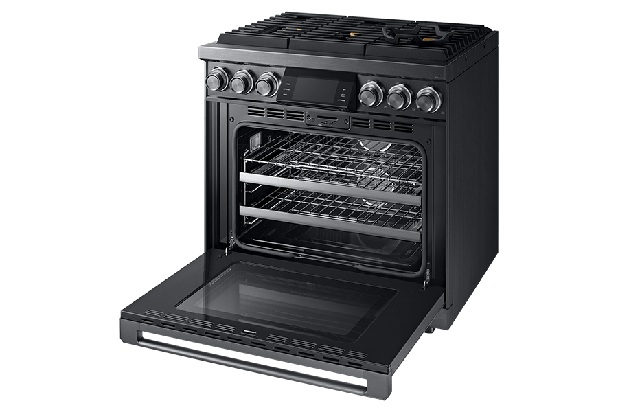 36" Pro Gas Range, Graphite Stainless Steel, Liquid Propane