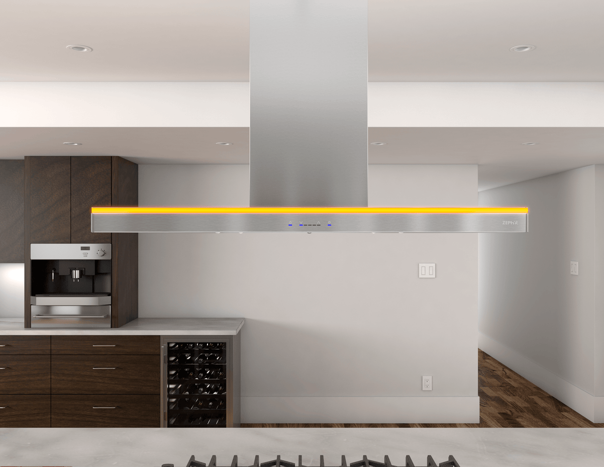 Luce Island, 90cm, SS, 600 CFM, ACT, LED