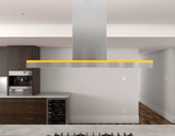 Luce Island, 90cm, SS, 600 CFM, ACT, LED