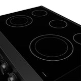 36 Inch Electric Range In Black - Contemporary Professional