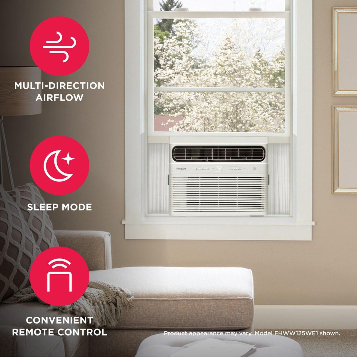 14,000 BTU Inverter Window Room Air Conditioner with Wi-Fi (Energy Star)