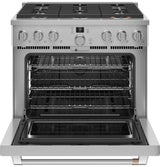 Café™ 36" Smart All-Gas Commercial-Style Range with 6 Burners (Natural Gas)