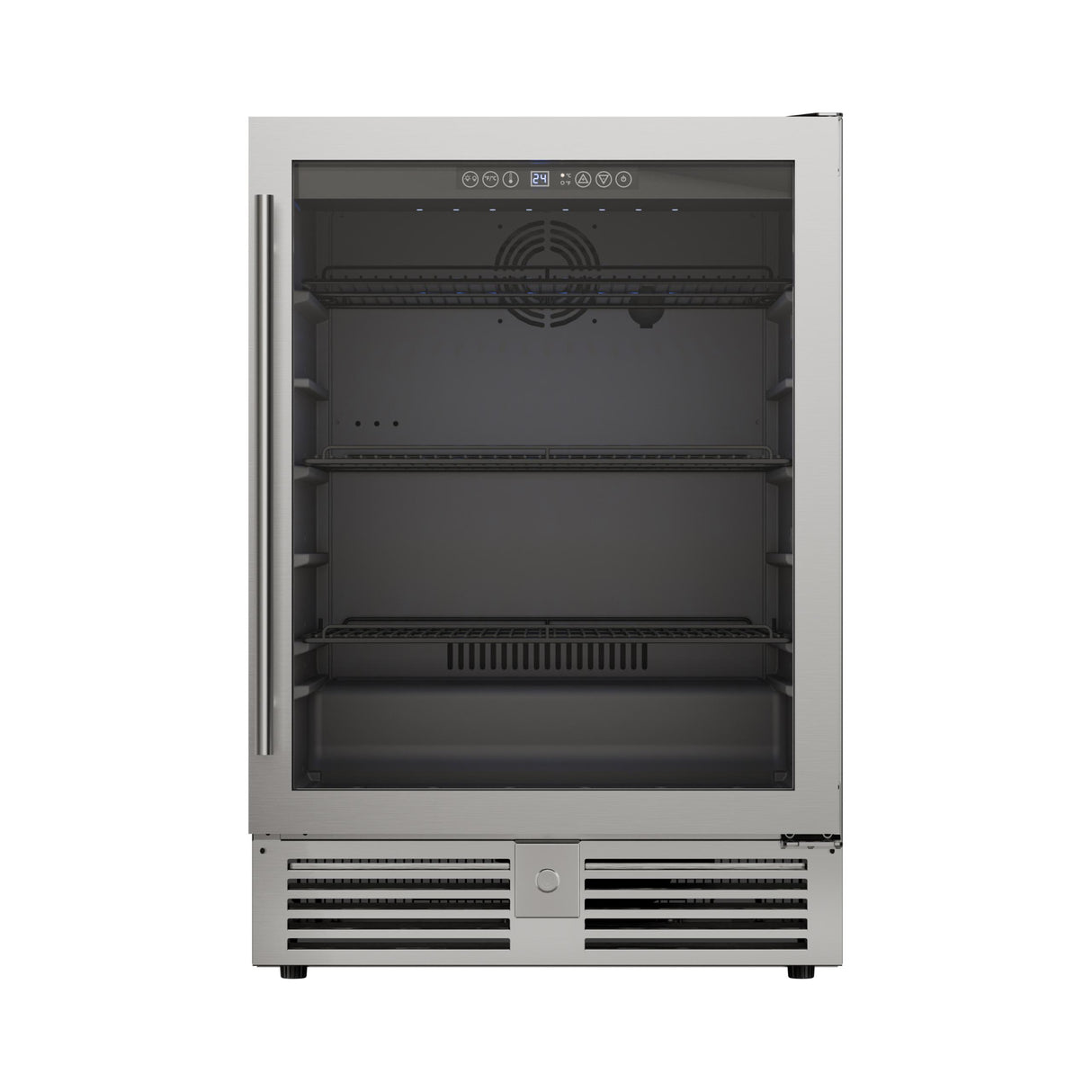 Avanti Beverage Center, 130 Can Capacity, in Stainless Steel with Black Cabinet (BCA516SS-1)