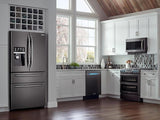 25 cu. ft. 4-Door French Door Refrigerator in Black Stainless Steel