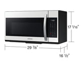 Bespoke Smart 1.9 cu. ft. Over-the-Range Microwave with Sensor Cook in White Glass