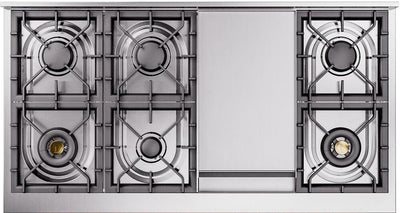 Nostalgie II 48 Inch Dual Fuel Liquid Propane Freestanding Range in Emerald Green with Copper Trim