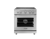 Gas Pro Range, Silver Stainless Steel, Liquid Propane